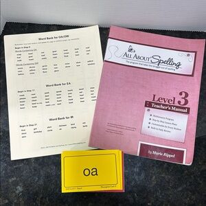 All About Spelling Level 3 (black and white edition)